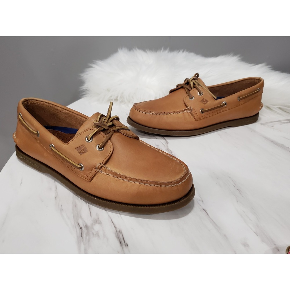 NEW SZ 11 - Sperry Sahara Boat Shoe 0197640 SLIP ON A/O BROWN MENS EURO 44.5